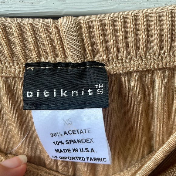 Tan CITI KNITS PANTS XS - Picture 5 of 5